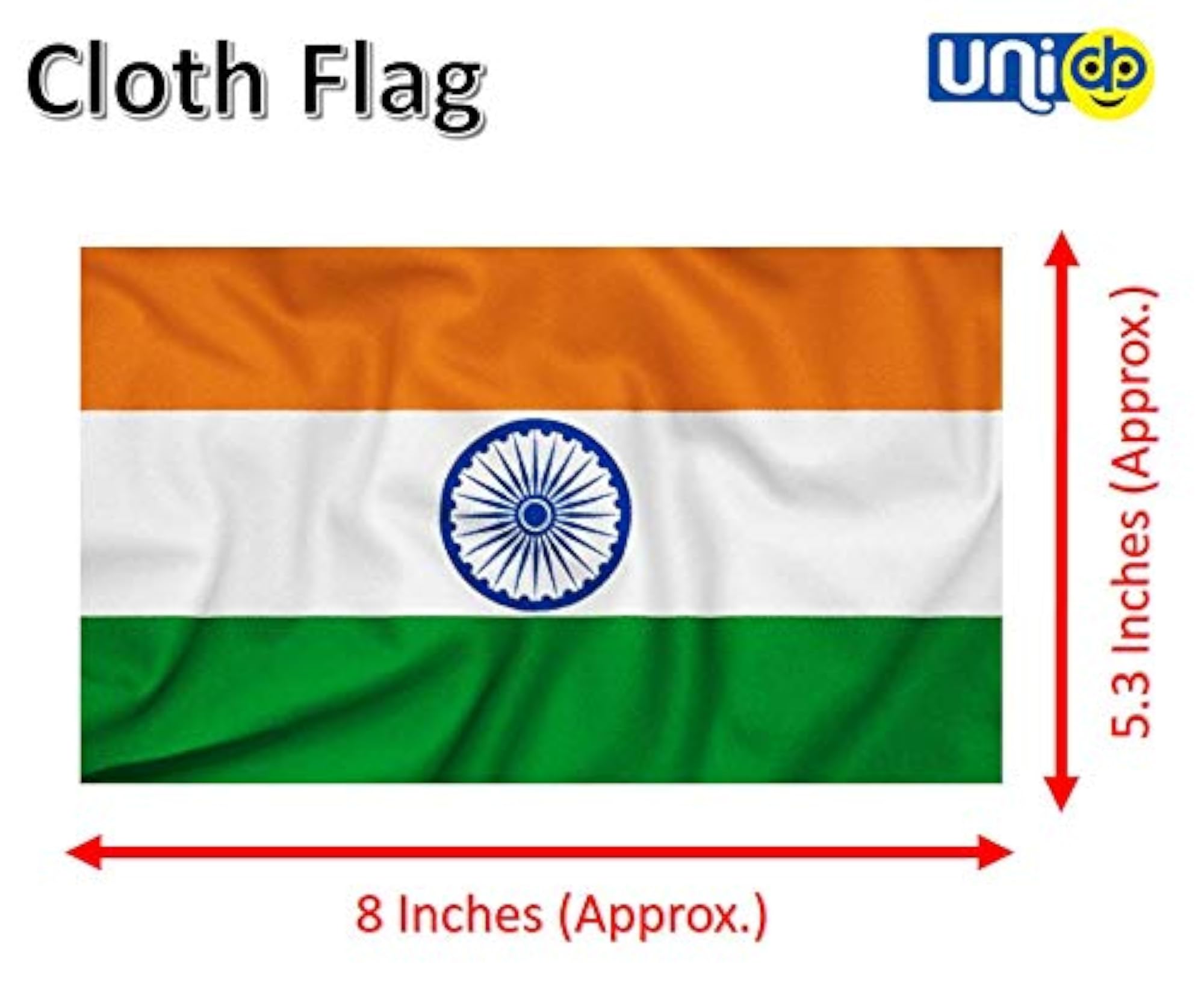 Miniature Flags Table Stand with Classy Brass Base